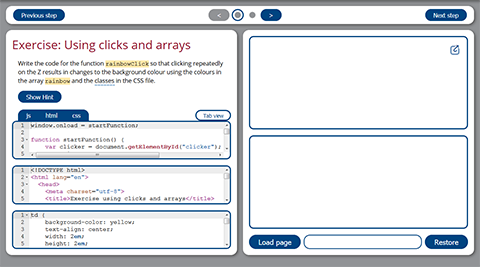 Layout with all code panes